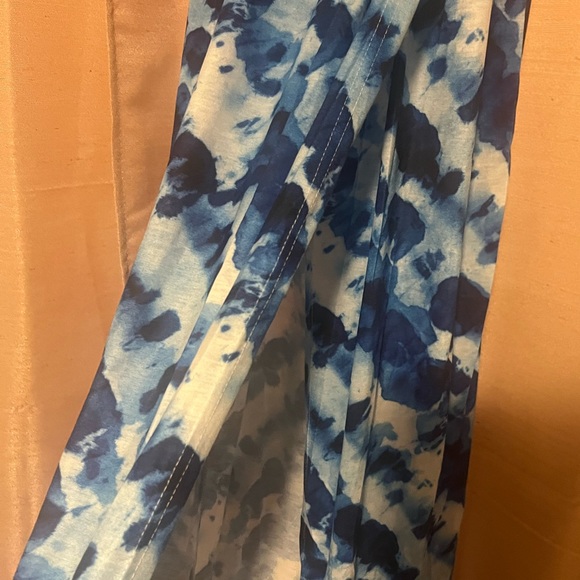 New V Neck Split Spaghetti Strap Maxi Dress, - Picture 4 of 8